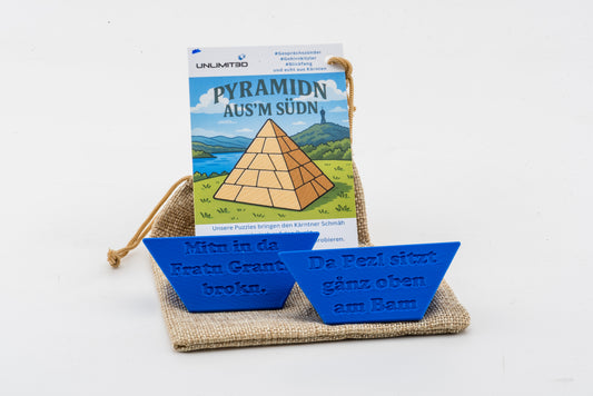 Pyramidn aus'm Südn - 2 piece pyramide puzzle