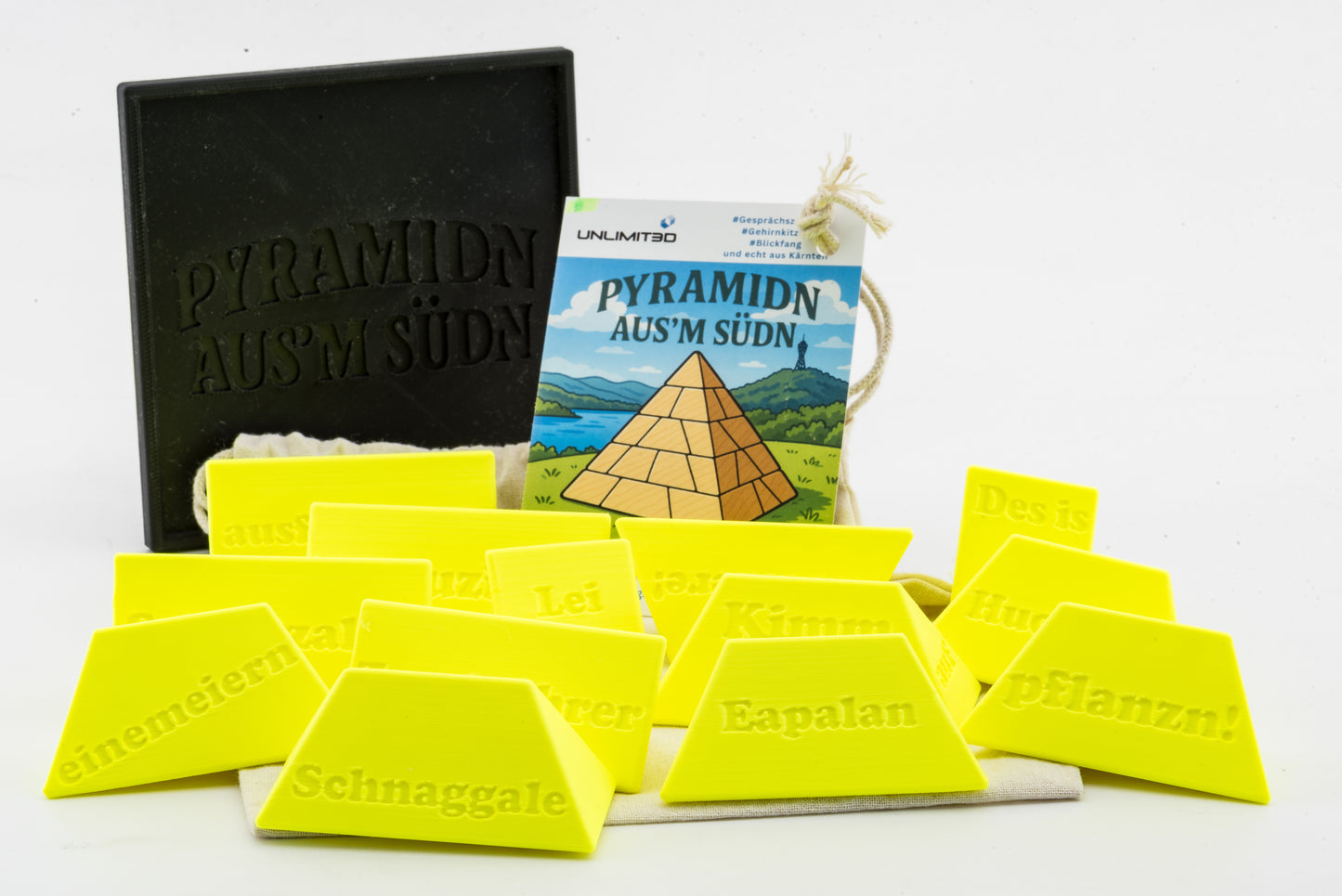 Pyramidn aus'm Südn - 13 piece pyramide puzzle