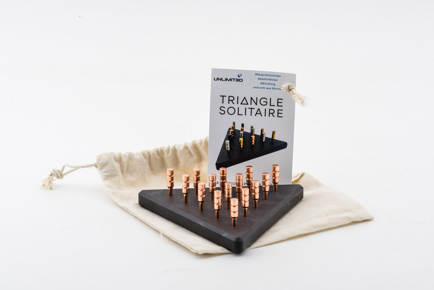 Triangle Solitaire - Aluminum Artistry Edition