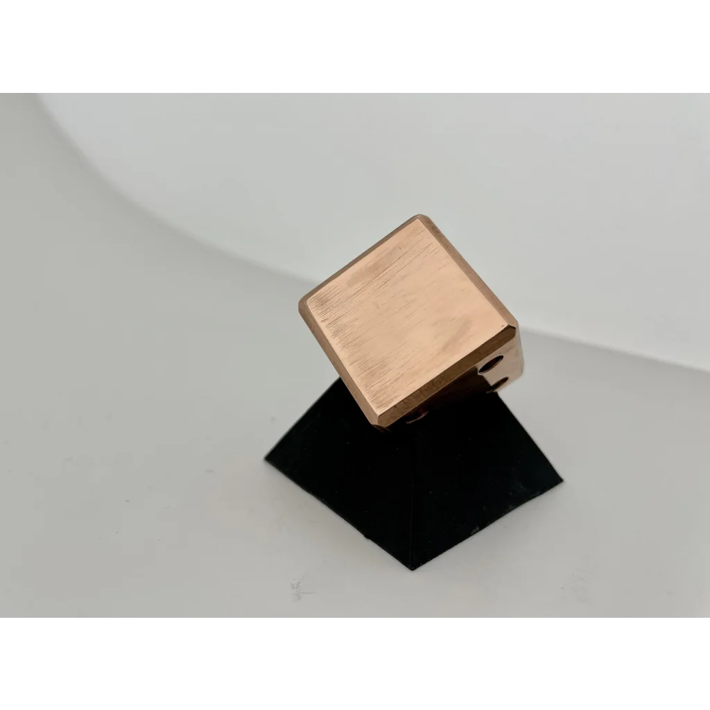 The One - Customisable Dice in Brass Copper or Stainless